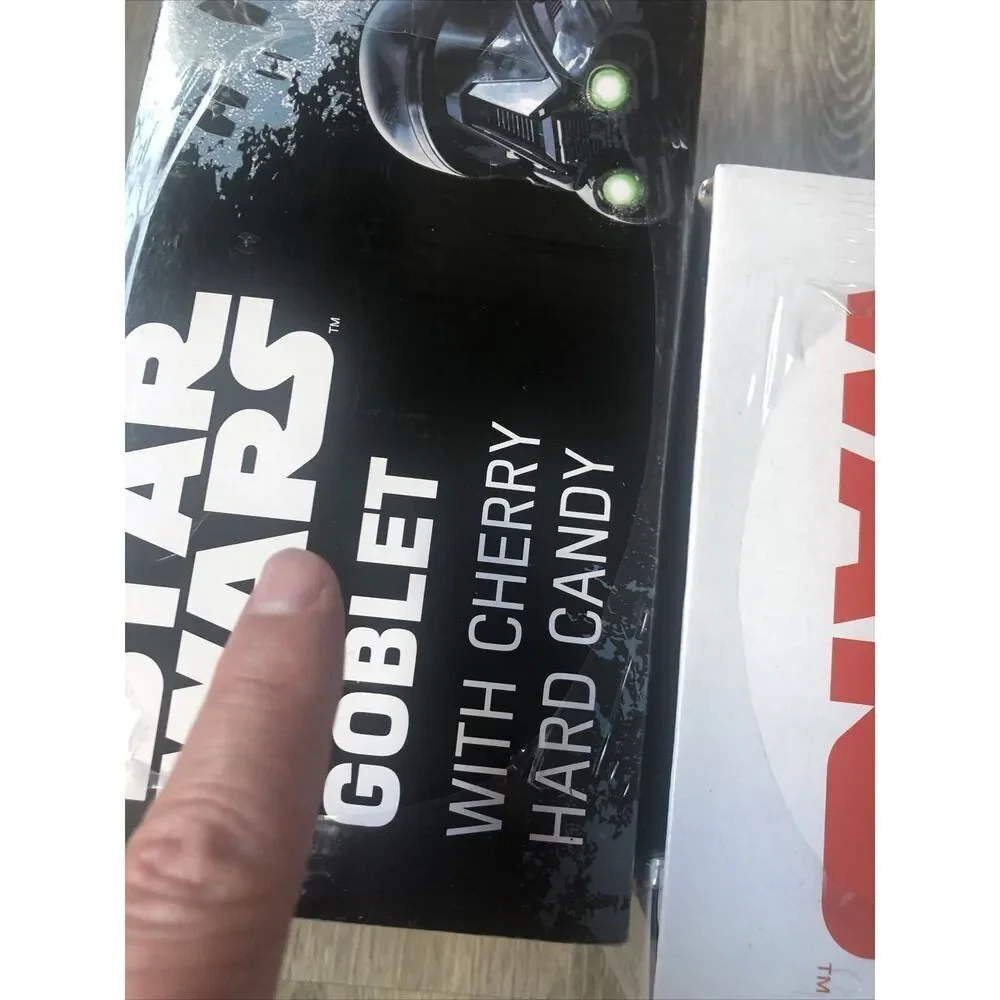 Star Wars Darth Vader Goblets-Disney. One With Cherry Candy And One With Cocoa